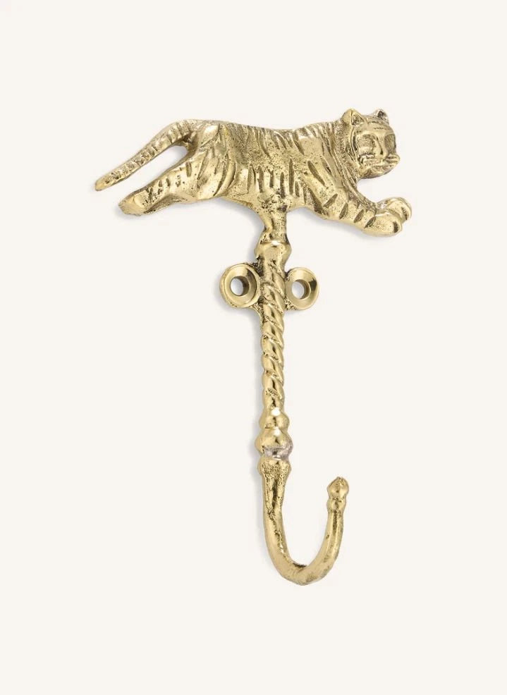 Doing Goods - Tyler Tiger Brass Hook | Gold
