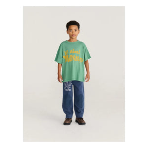 Bobo Choses - Organic Cotton Patch Trousers | Blue