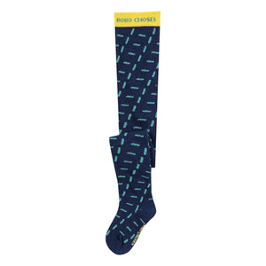 Bobo Choses - Organic Cotton Tights | Navy Blue