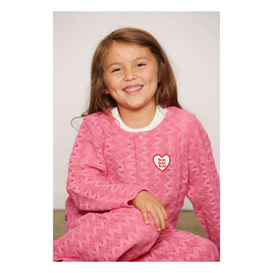 Mini Rodini - Organik Pamuk Dantel Pantolon | Pembe