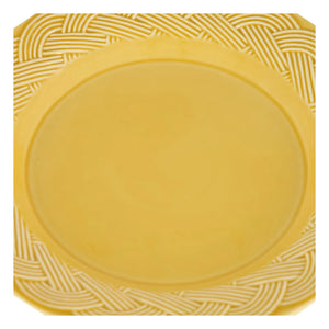 House of Capricorn - Vime Dinner Plate | Mustard