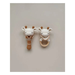 Patti Oslo - Goldie Giraffe Teething Ring | Cream