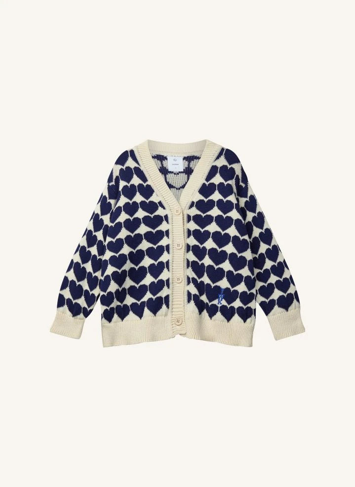 Wynken - The Lovers Organic Cotton Cardigan | Ecru