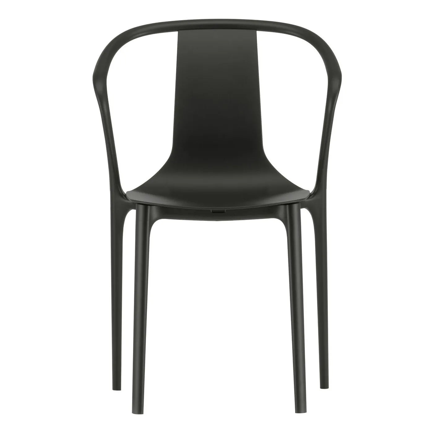 Vitra - Belleville Chair Designed by Ronan & Erwan Bouroullec | Dark Black