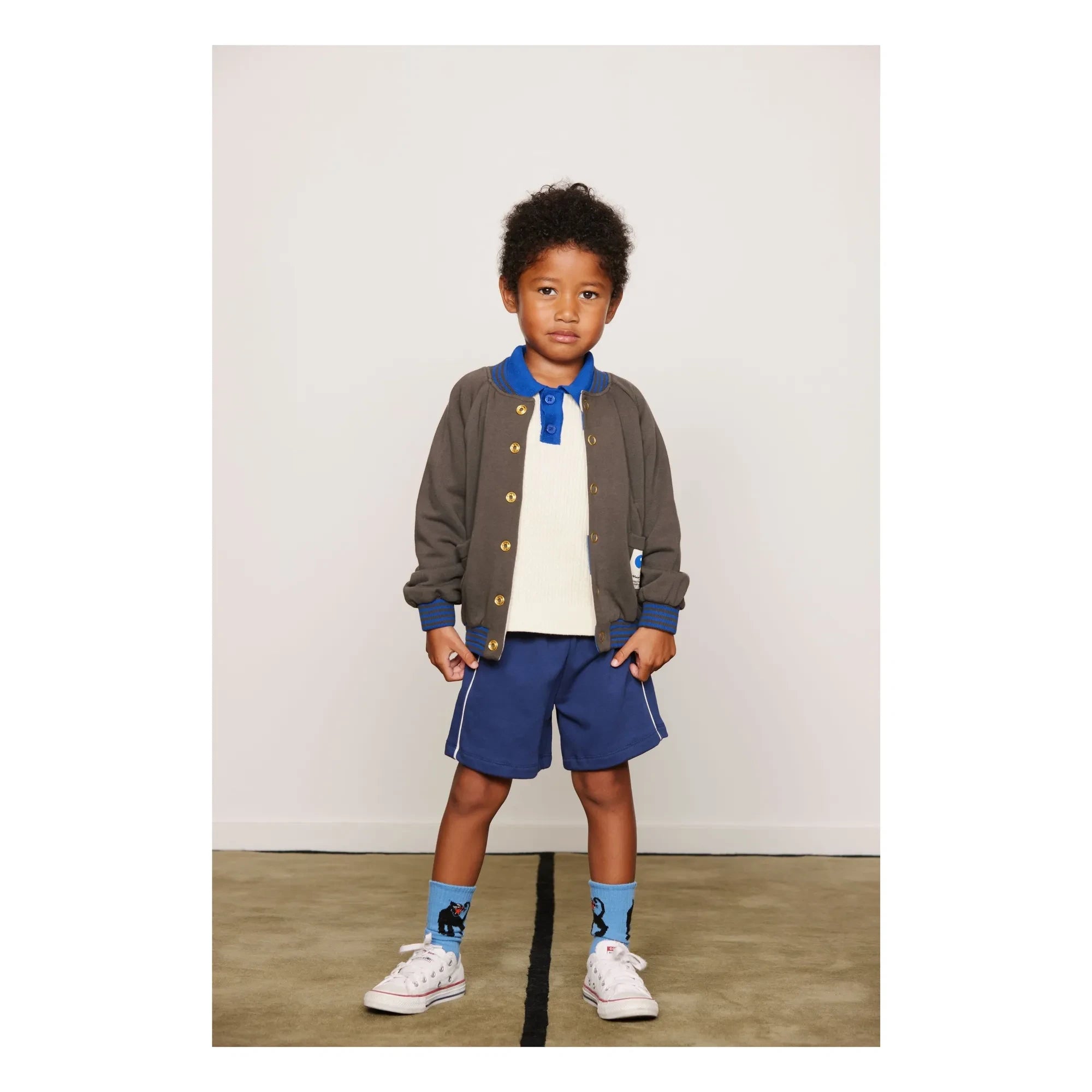 Mini Rodini - Organic Cotton Shorts | Dark Blue
