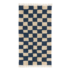Ferm Living Kids - Mara Checkered Rug | Blue