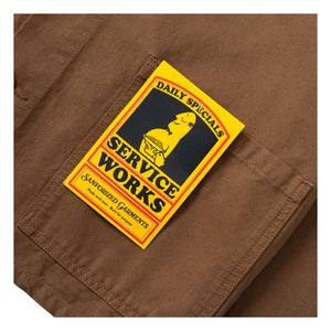 Service Works - Canvas Chore Overshirt | Brown