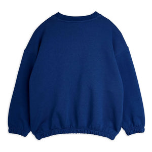 Mini Rodini - Organic Cotton Sweat Animals | Dark Blue