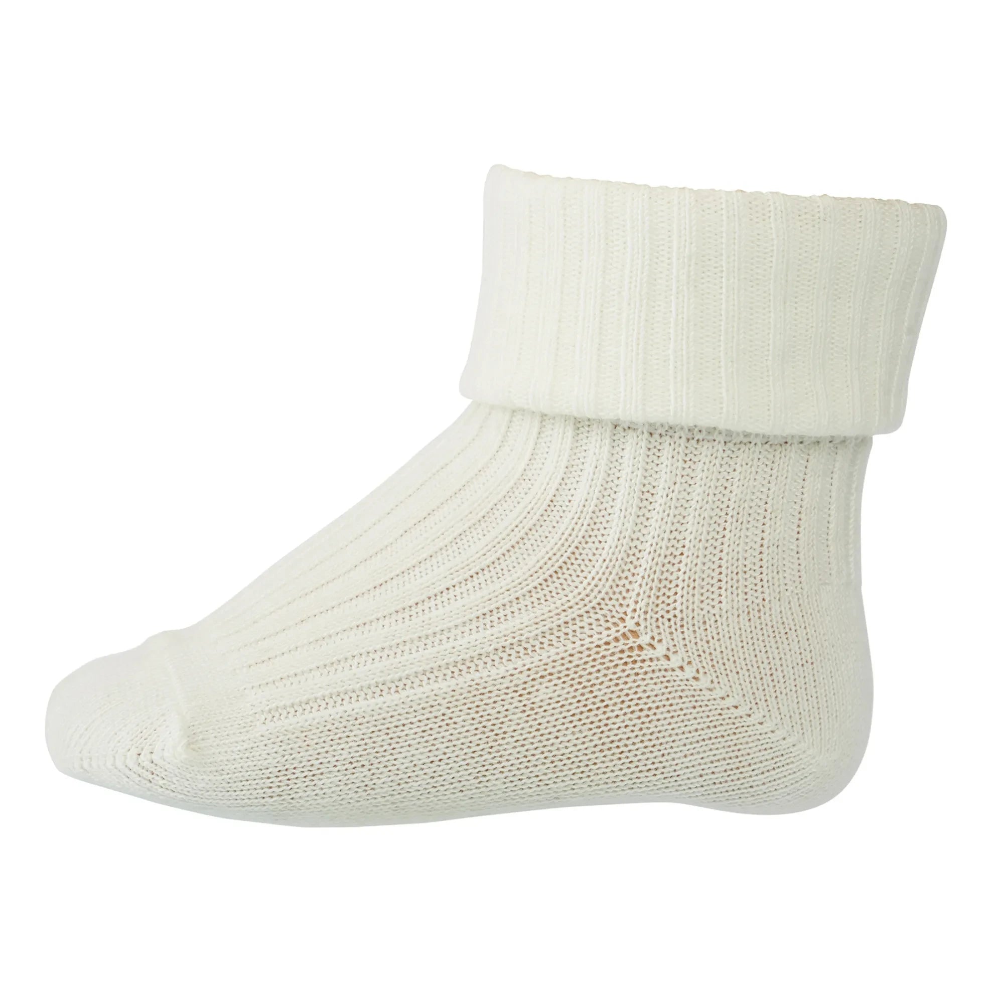Mp Denmark - Ribbed Cotton Socks | Off White