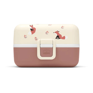 Monbento - MB Tresor Adjustable Kids Bento, 3 Compartments | Dust Pink
