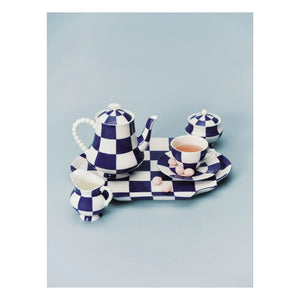 Serax - Fête des Bêtes Cups and Saucers, Wouters & Hendrix - Set of 2 | Blue
