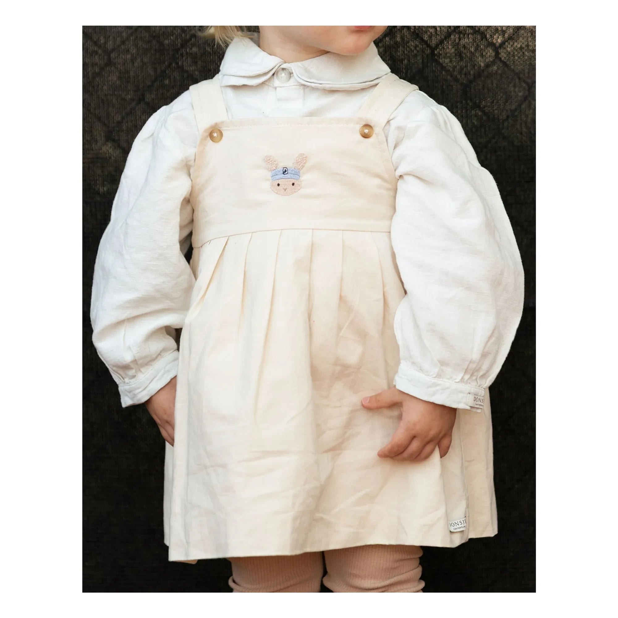 Donsje - Anoeche Blouse with Peter Pan Collar | White