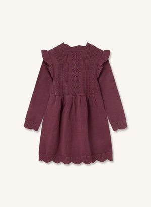 Fliink - Alilly Knit Dress | Burgundy