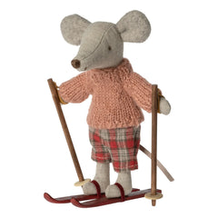 Maileg - Sister Mouse and Ski Pair