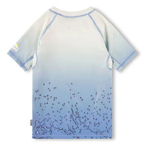 Molo - Neptune Splash UV Protected T-Shirt Made from Recycled Fibers | Light Blue