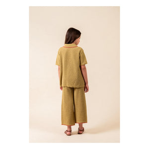 birinit - Pointelle Pants | Yellow Green