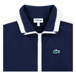 Lacoste - Organic Cotton Sports Zip-up Sweatshirt | Navy Blue