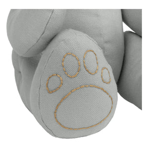 Numero 74 - Organik Pamuklu Oyuncak Ayı | Gümüş Gri S019