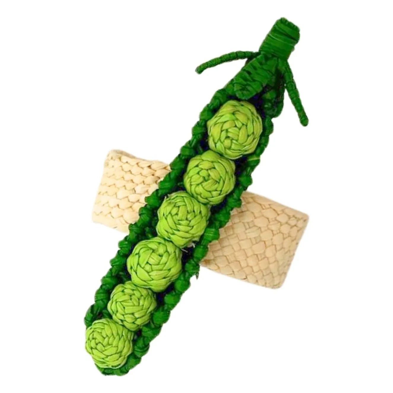 Coro Cora - Polka dot napkin ring | Green