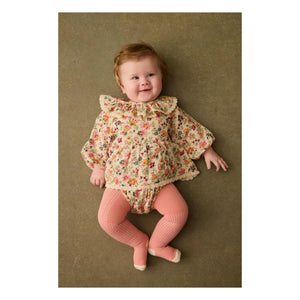 Louise Misha - India Fleurie Organic Cotton Romper | Cream