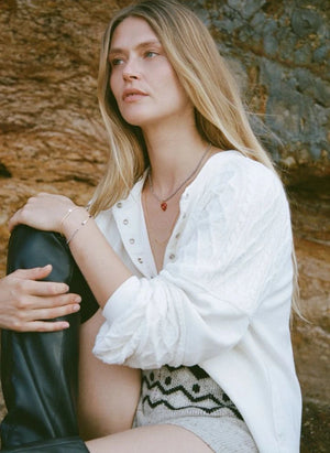 Anni Lu - Pure Heart Necklace | Silver