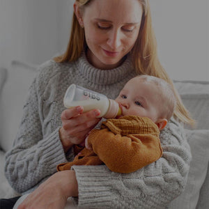 BIBS Baby Glass Bottle Complete Set - Sage - Latex-Baby Bottles-Sage-110ml | Natural Baby Shower