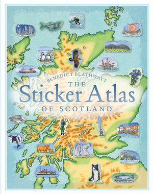 Birlinn - Sticker Atlas of Scotland