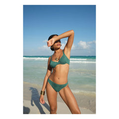 Fresh & Salt - Brooke Palm Jersey Bottom | Forest Green