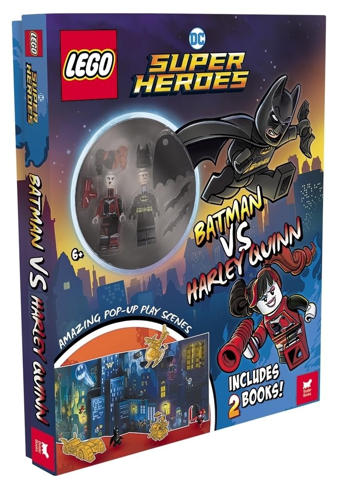 Buster Books - LEGO® DC Super Heroes™: Batman vs. Harley Quinn Figure Toy English Activity and Story Book