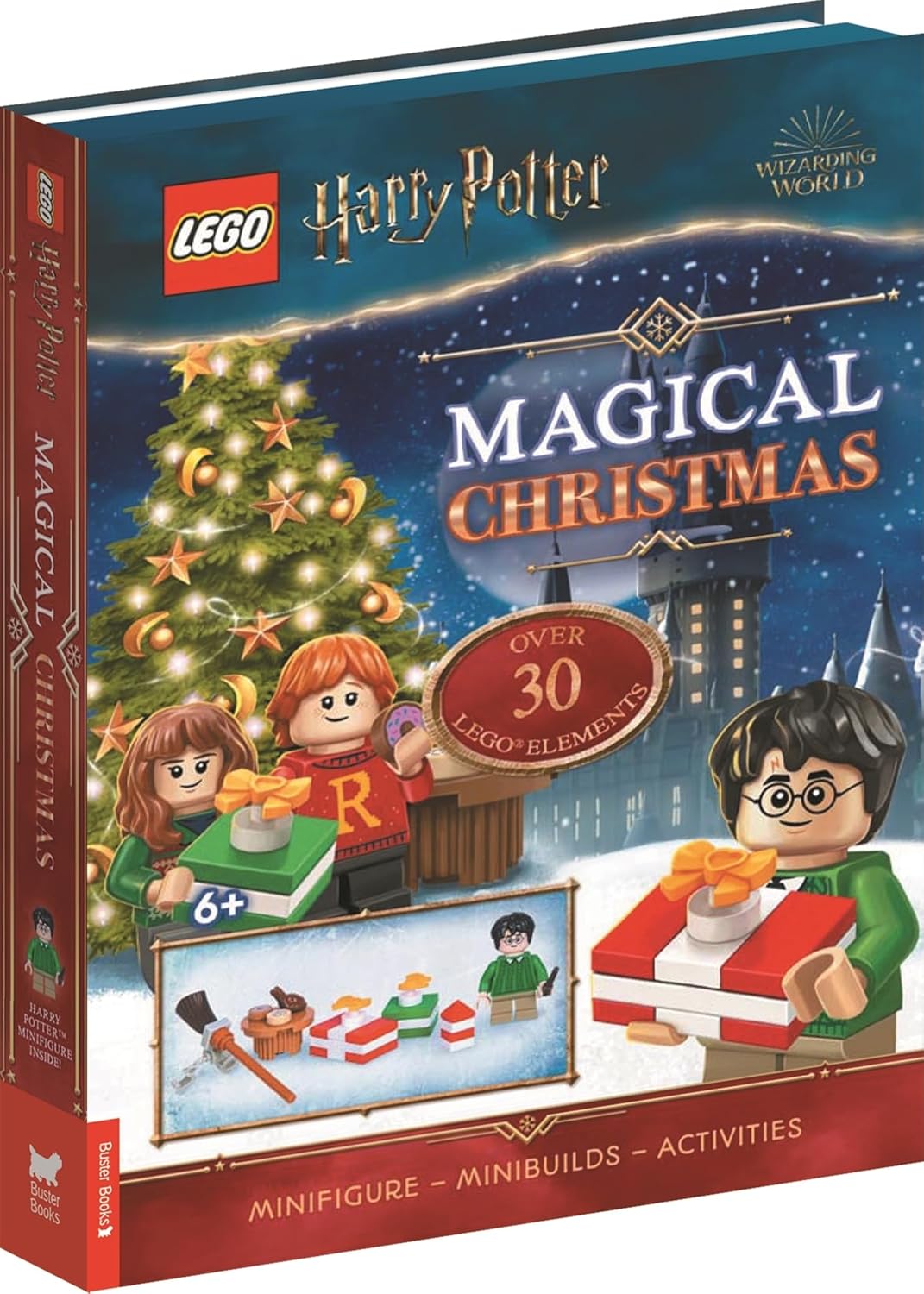 Buster Books - Lego Harry Potter Magical Christmas Activity and Story Book with Toy Figure