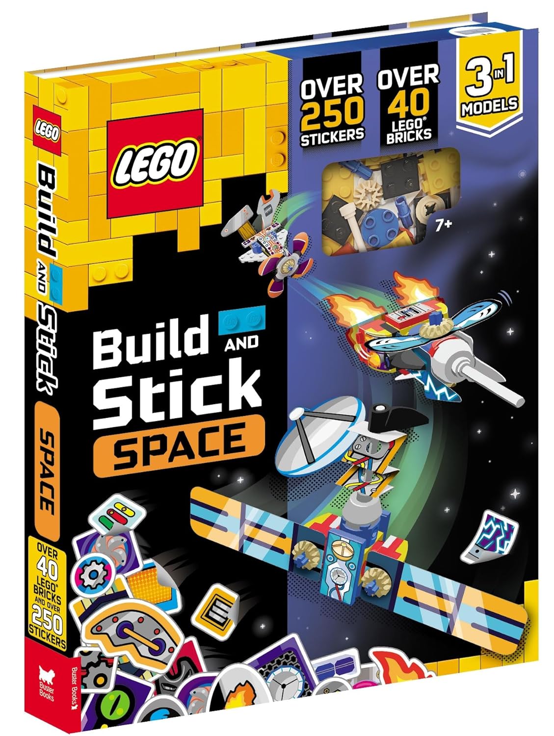 Buster Books - Lego Build and Stick Figure Toy English Activity and Story Book