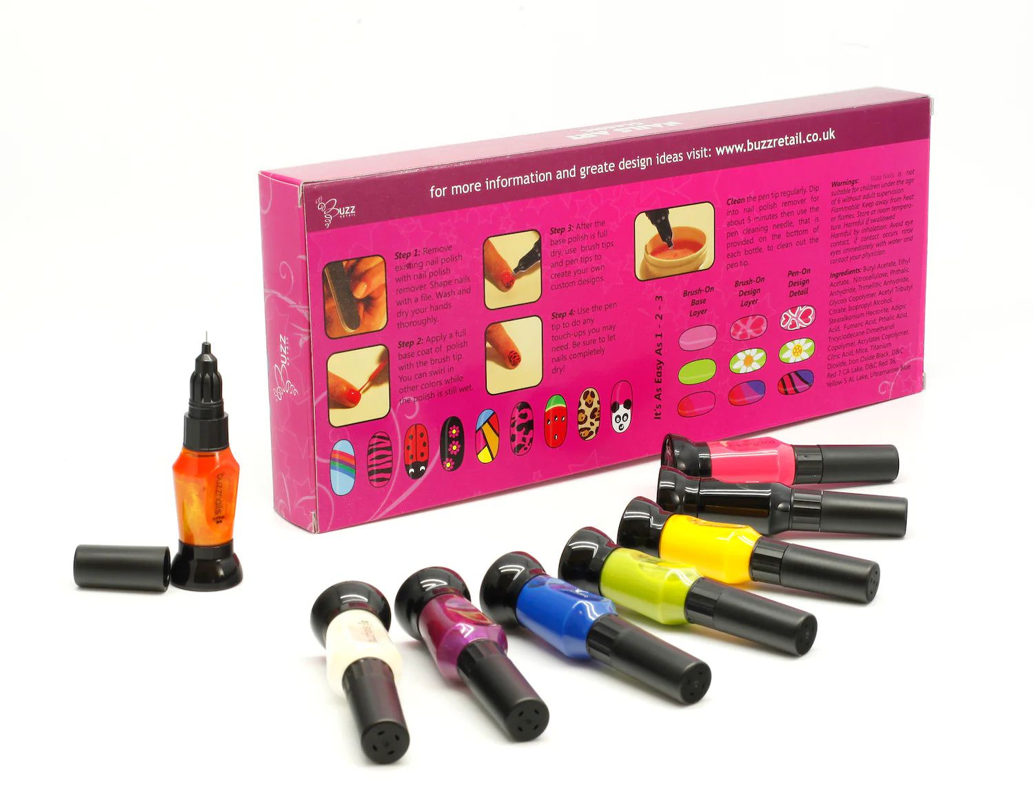 Buzz Art - Kids Nail Art Design Set
