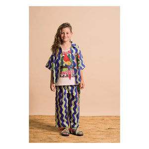 Maison Mangostan - Wave Pantolon Parrot | Lacivert