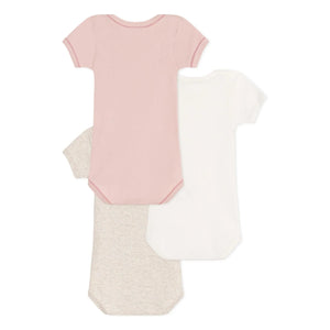 Petit Bateau - 3-Piece Body Set | Pink