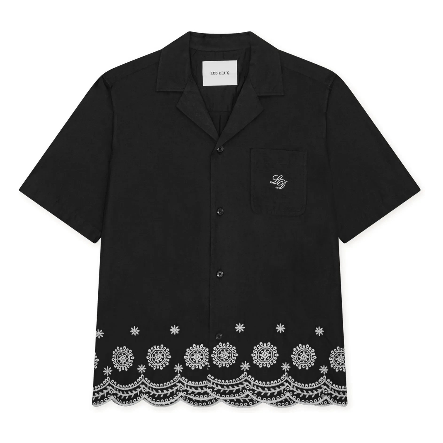 Les Deux - Border Shirt | Black