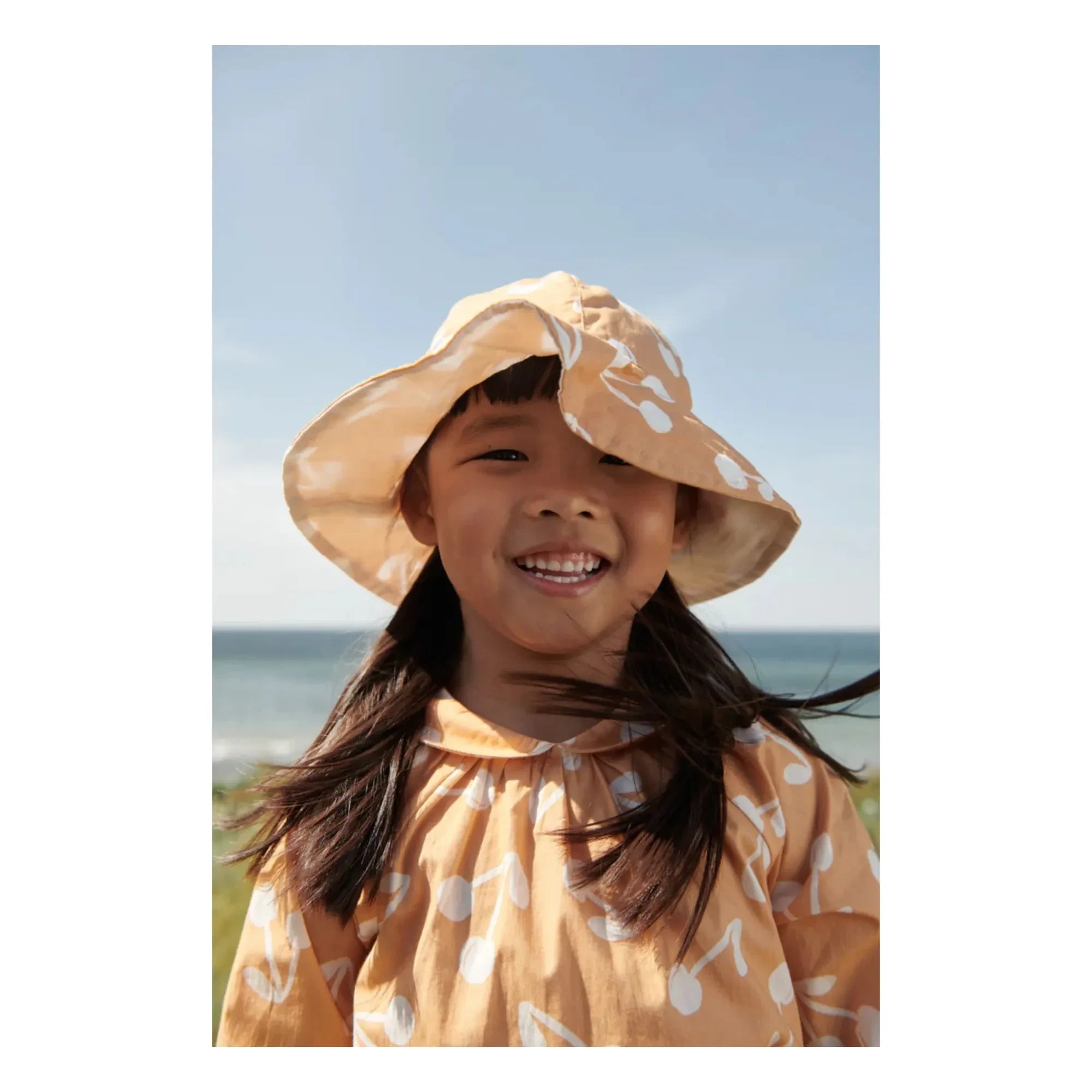 Liewood - Amelia Double-Sided Organic Cotton Hat | Apricot