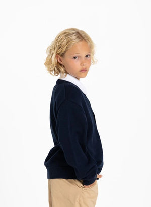 Smallable Kid - Harcourt Organic Cotton Cardigan | Navy