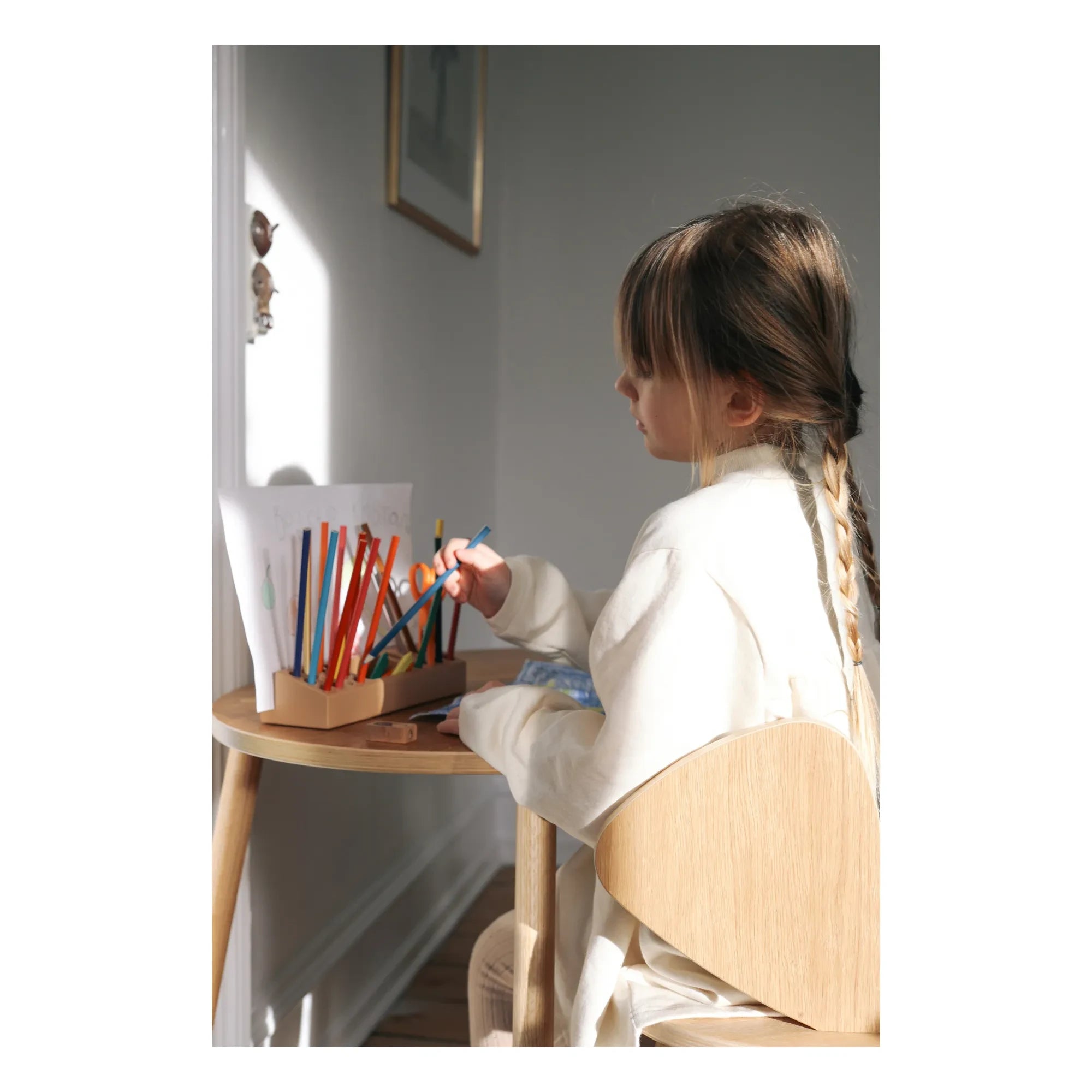 Nofred - White Oak Pencil Holder | Beige