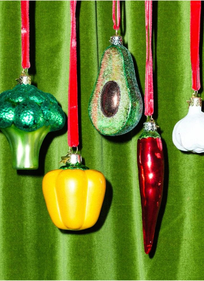 Vondels - Avocado Christmas Ornament | Green