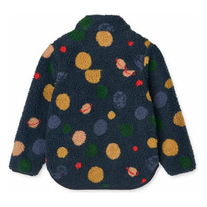 Liewood - Nolan Sherpa Coat | Dark Blue