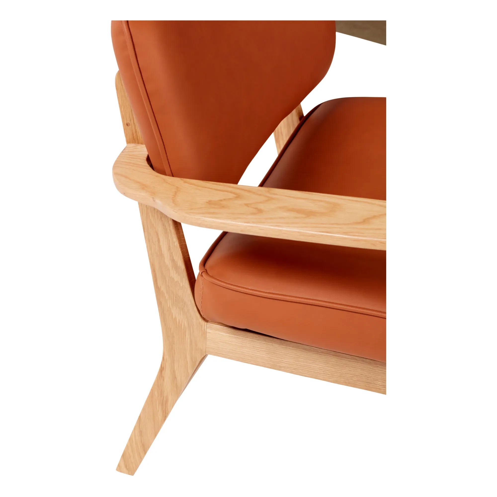 Hübsch - FSC Wooden Base Lounge Chair