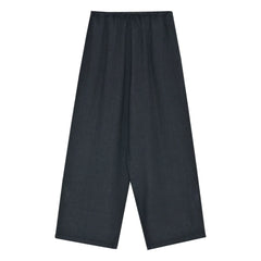 the new society - Melissa Linen Pants | Black