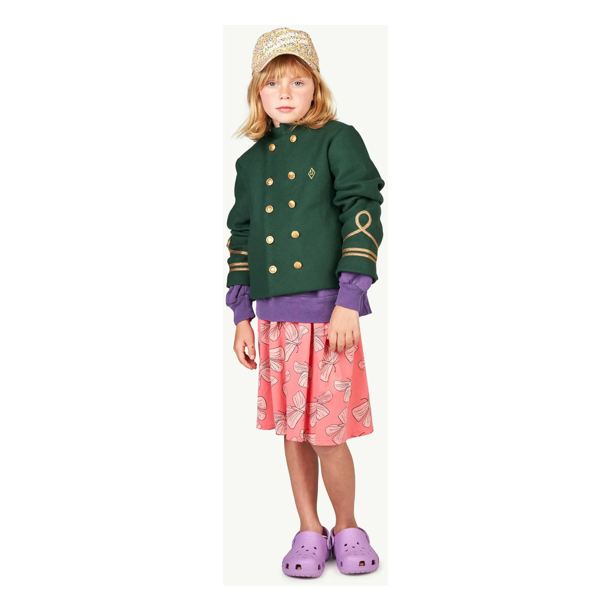 The Animals Observatory - Hamster Floral Hat | Yellow