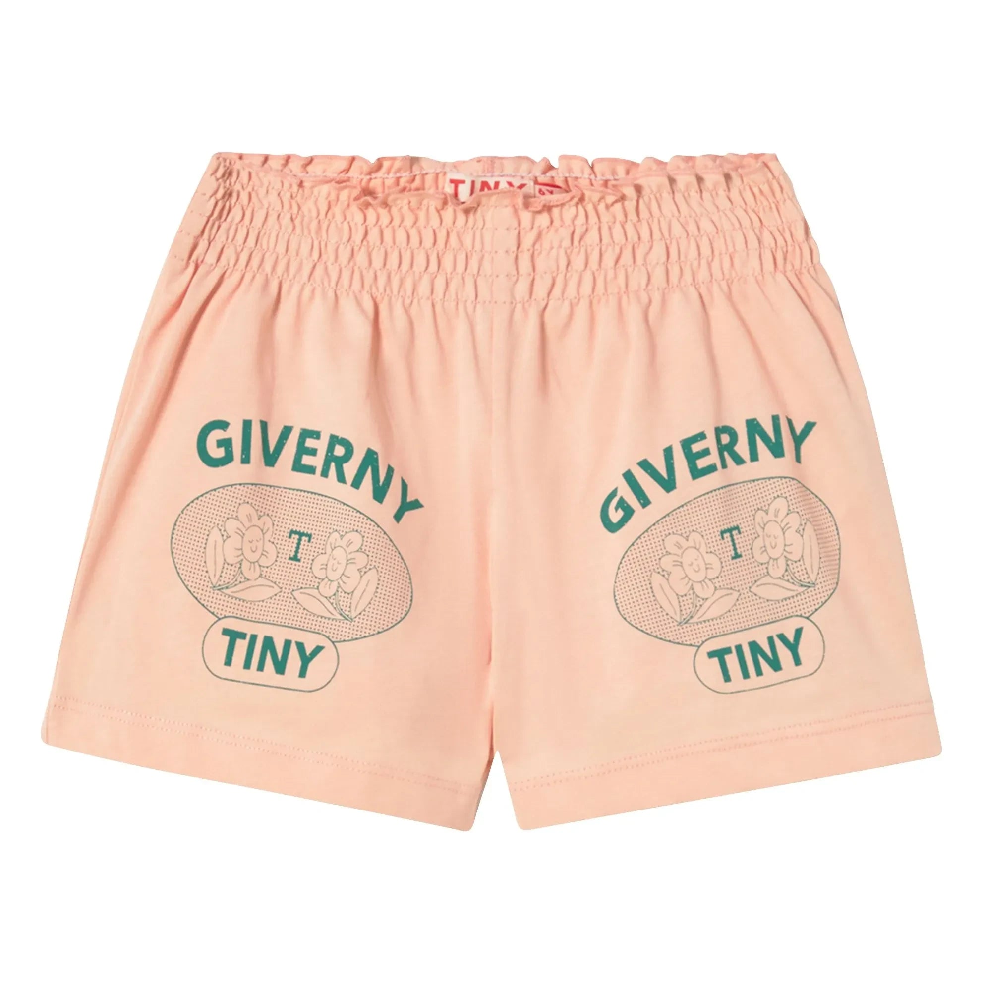 Tinycottons - Giverny Organic Cotton Ruffle Shorts | Light Pink