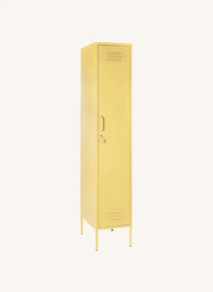 Mustard Made - Slim Metal Cabinet | Faded Yellow