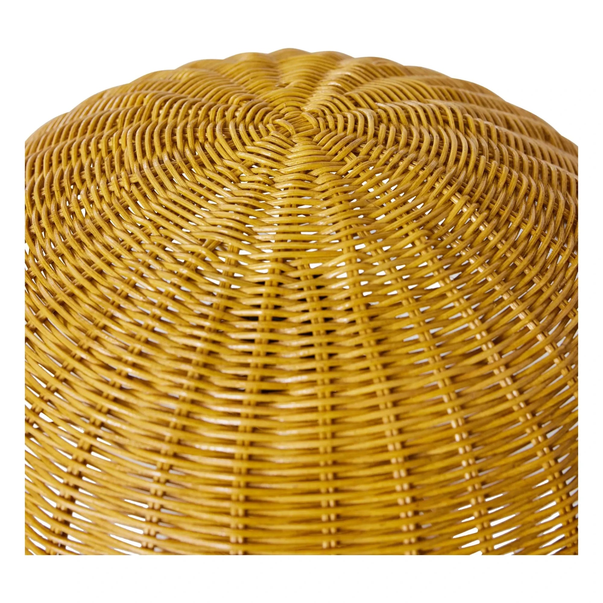 HKliving - Wicker table lamp | Mustard