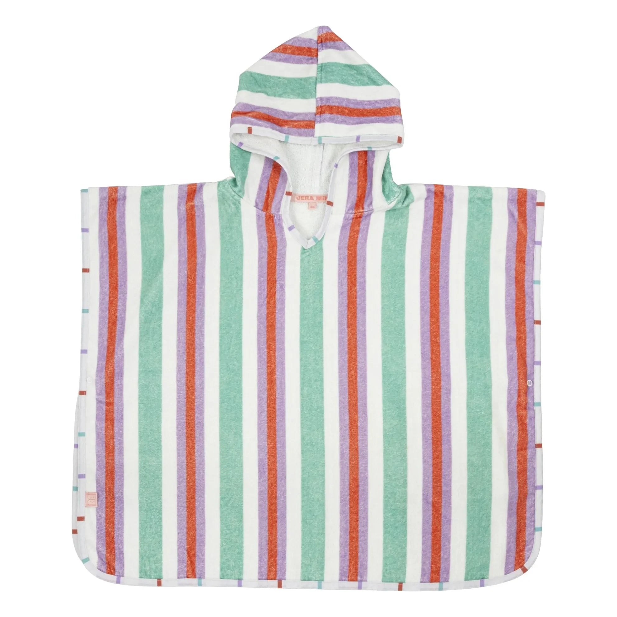 Jera Mini - Striped Towel Hooded Bath Poncho