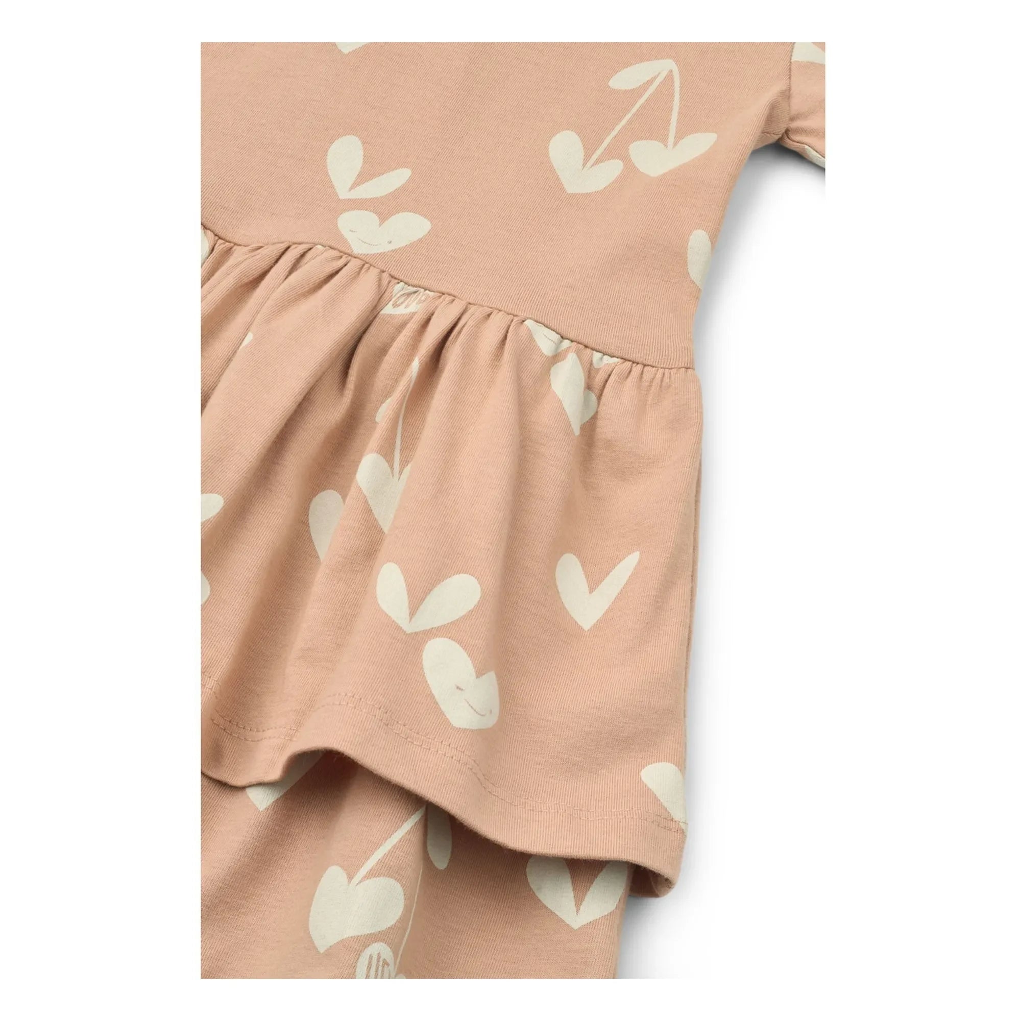 Liewood - Mindy Hearts Organic Cotton Dress | Peach