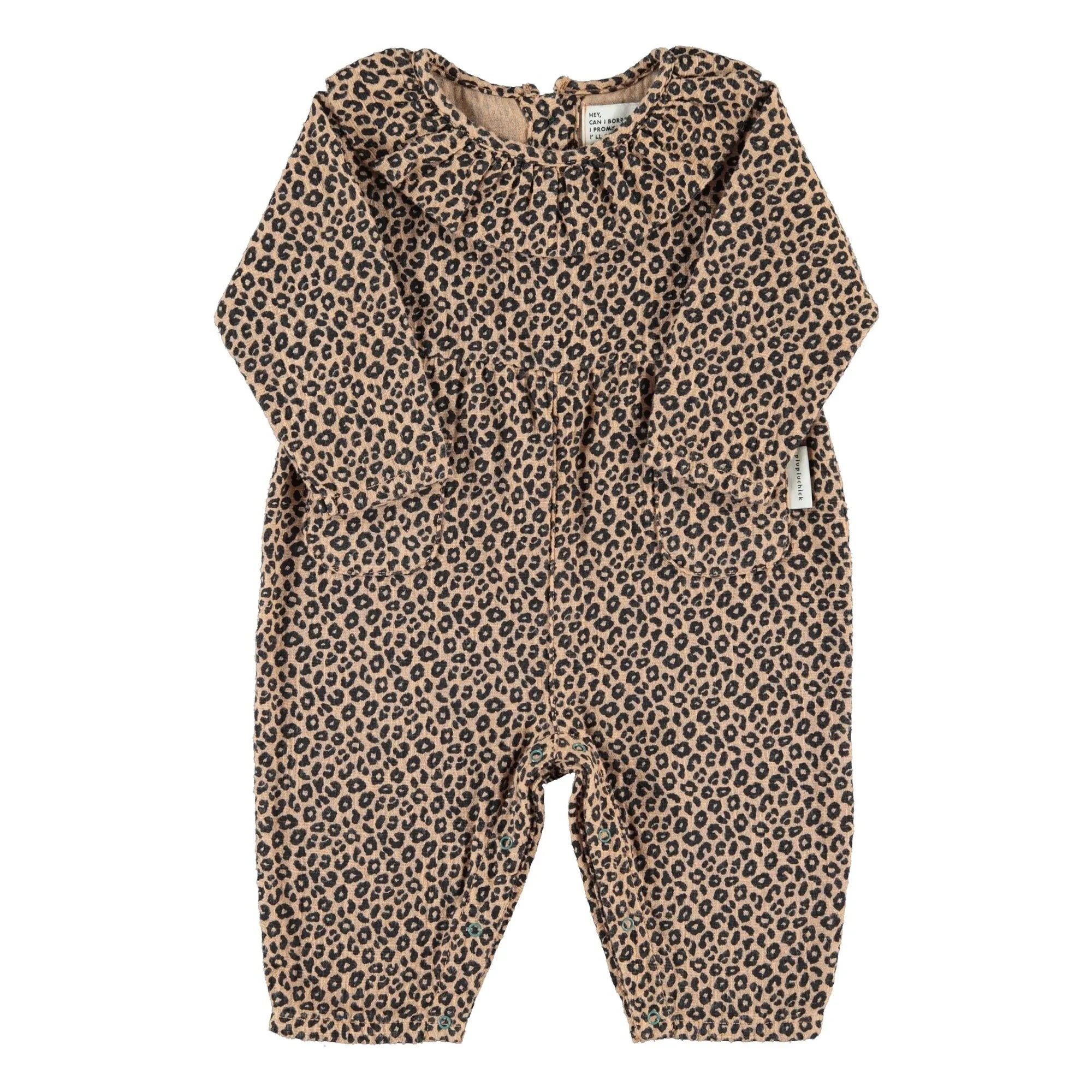 Piupiuchick - Leopard Jumpsuit | Brown