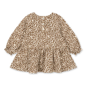 Konges Sløjd - Coco Leopard Organic Cotton Blouse | Brown